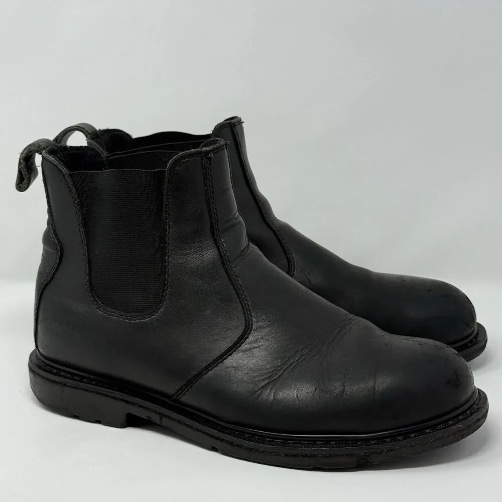 WORX Red Wing Joist 6” Romeo Chelsea Boots Mens 11.5 WW Wide Width Steel Toe